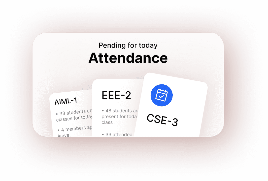 Track Attendance with Ease